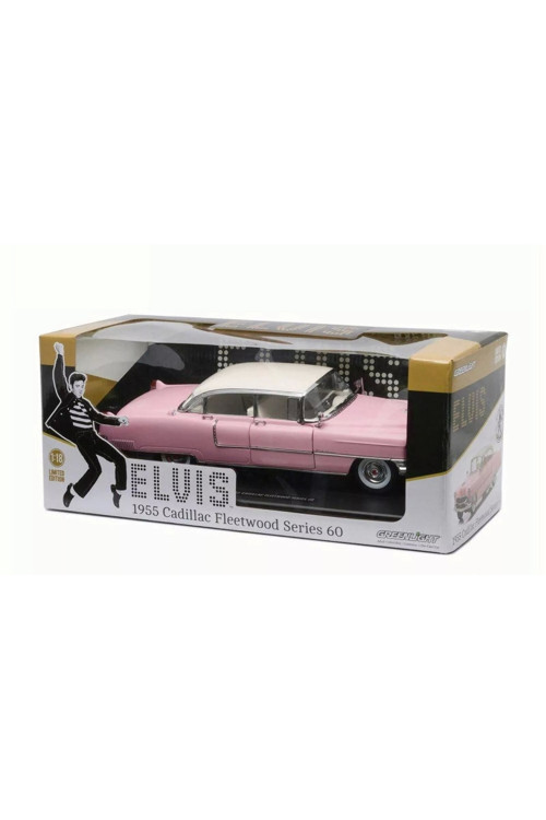 Greenlight 1/18 Elvis Presley (1935-77) - 1955 Cadillac Fleetwood Series 60 "Pink Cadillac"