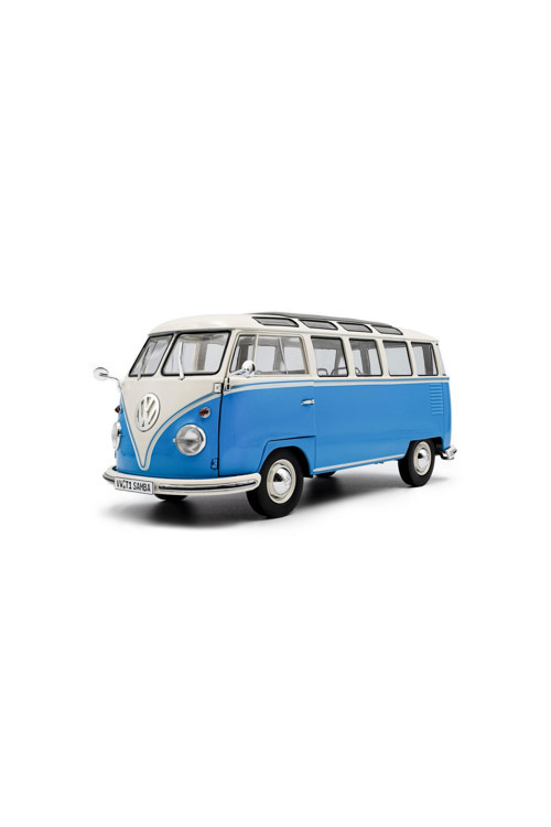 S1813401 1/18 Volkswagen T1 Samba – BLUE / WHITE – 1962