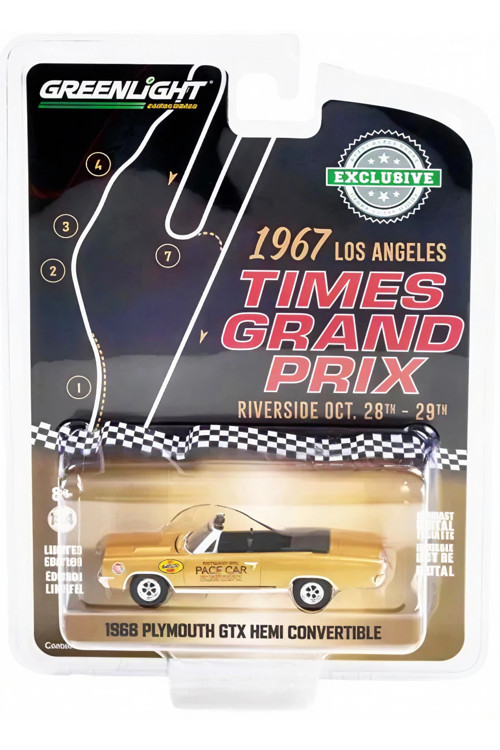 1968 Plymouth GTX 426 HEMI Convertible - 1967 Los Angeles Times Grand Prix at Riverside I