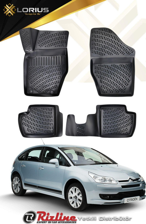 Citroen C4 2004-2010 3d Havuzlu Paspas