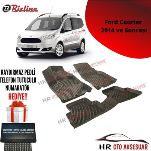 Hroto Ford Courier 2014 Sonrası 3d Havuzlu Paspas