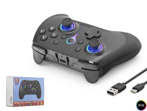 Büro Ev Ofis Oyun Konsolu için Siyah Pc Ios Android Switch Rgb Ps3 Ps4 Uyumlu Bluetooth Oyun Kolu Gamepad