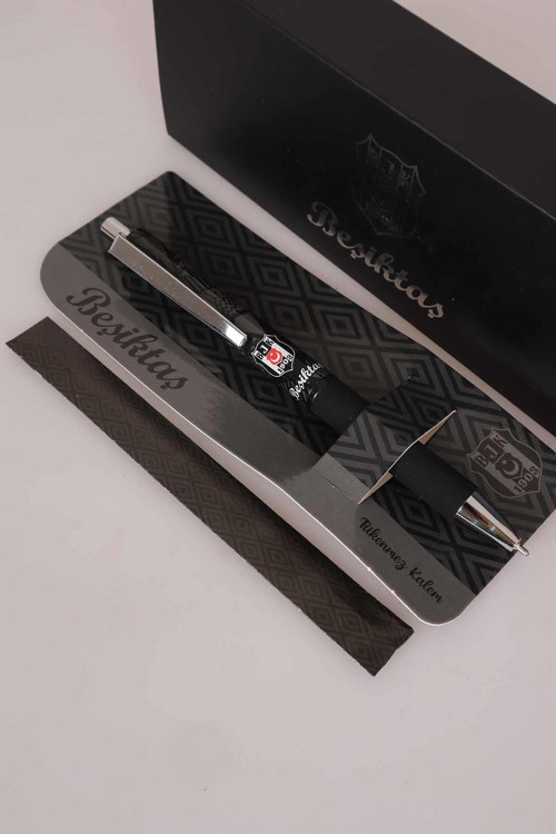 "DEKOMUS CEP DEFTERİ HEDİYELİ" LİSANSLI BEŞİKTAŞ HYBRID INK MEKANİK TÜKENMEZ KALEM