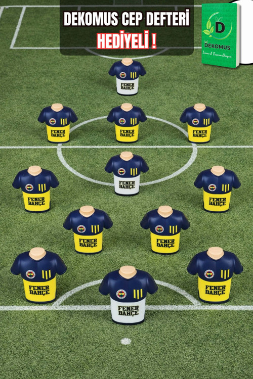 "DEKOMUS CEP DEFTERİ HEDİYELİ" LİSANSLI FENERBAHÇE SİLGİLİ FORMA TASARIMLI KALEMTRAŞ "TEK ADET"