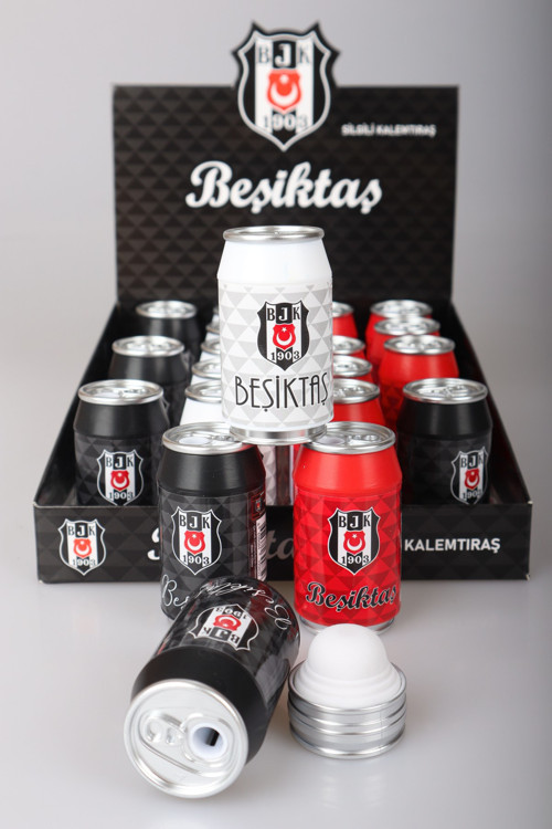 "DEKOMUS CEP DEFTERİ HEDİYELİ" BEŞİKTAŞ "TEKLİ" COKE TASARIM SİLGİLİ KALEMTRAŞ
