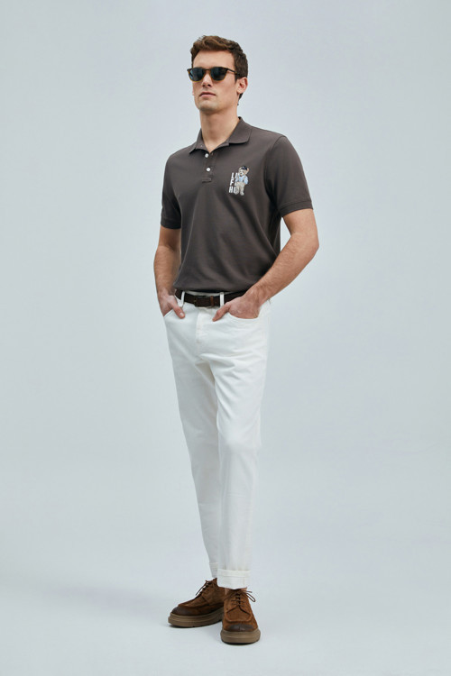 Best Smart Erkek Polo Tişört Kahverengi