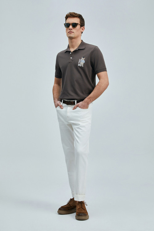 Best Smart Erkek Polo Tişört Kahverengi