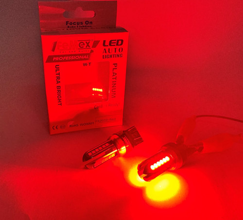 Platinum T20 Kırmızı NoN-Direction 7440/7443 Tek Duy/Çit Duy 3030Chip 24smd