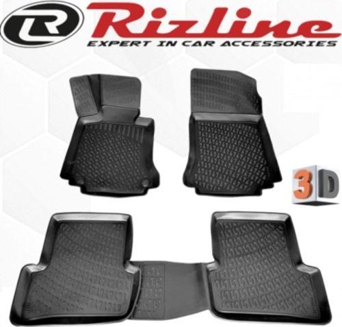 Mercedes C180 3d Paspas Havuzlu Siyah W204 2007 - 2014 Arası 4 Parça Set