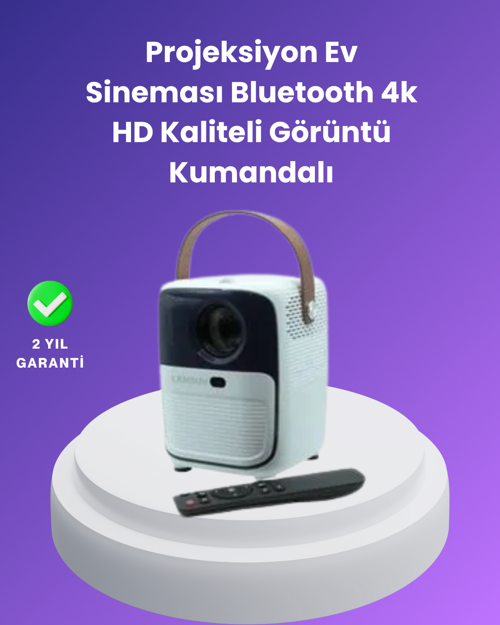popüler Çoklu Giriş Destekli Projektör – HDMI, USB ve Kulaklık Bağlantı Seçenekleriyle Gen