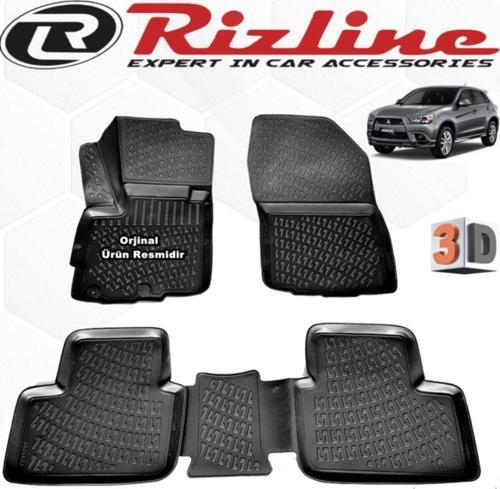 Mitsubishi Asx 3d Paspas Havuzlu 2010 - 2020 Arası 4 Parça Siyah Set