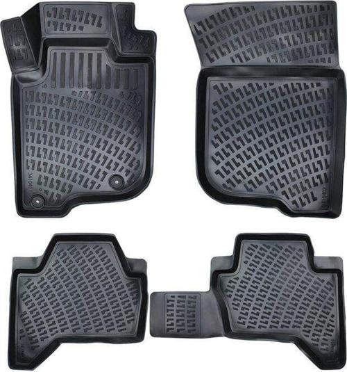 Mitsubishi L200 3d Paspas Havuzlu 2005 - 2020 Arası 4 Parça Siyah Set