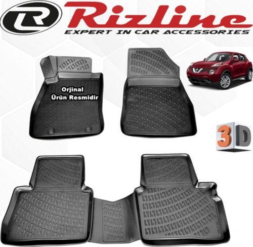 Nissan Juke 3d Paspas Havuzlu 2015 - 2020 Arası Son Kasa Siyah 4 Parça Set