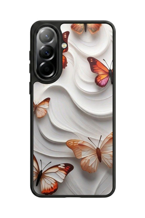 Samsung Galaxy A57 Uyumlu Baskılı, Mat Siyah,Yumuşak Silikon, Koruyucu,Şok Emici Kapak,Kılıf