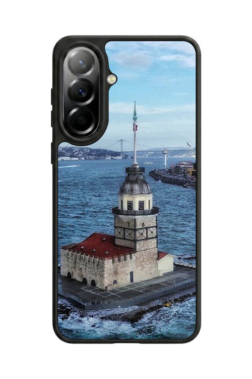 Samsung Galaxy A57 Uyumlu Baskılı, Mat Siyah,Yumuşak Silikon, Koruyucu,Şok Emici Kapak,Kılıf