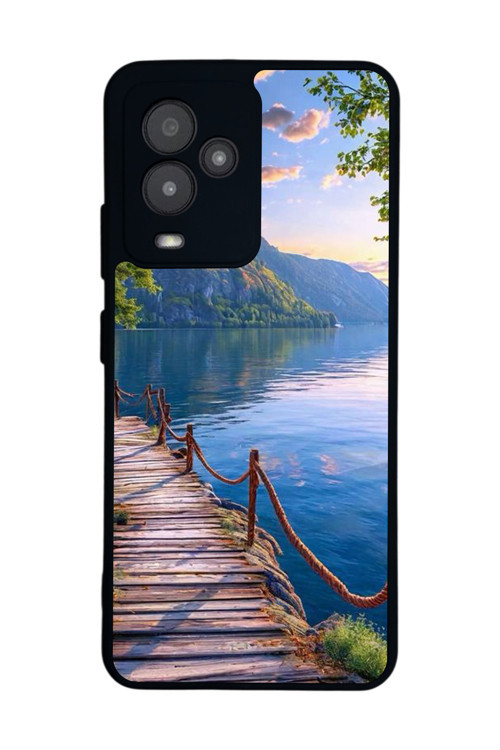 GM 24 Pro Uyumlu Baskılı, Mat Siyah,Yumuşak Silikon, Koruyucu,Şok Emici Kapak,Kılıf