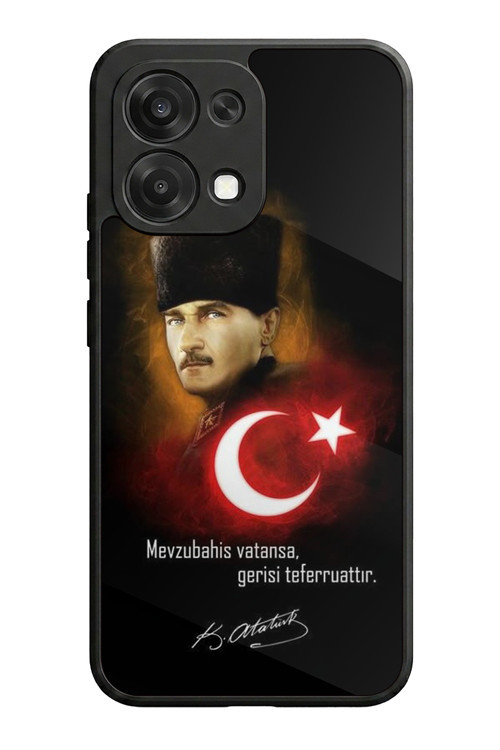A6 Pro Uyumlu Baskılı, Mat Siyah,Yumuşak Silikon, Koruyucu,Şok Emici Kapak,Kılıf