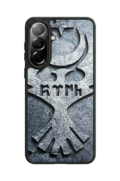 Samsung Galaxy A37 Uyumlu Baskılı, Mat Siyah,Yumuşak Silikon, Koruyucu,Şok Emici Kapak,Kılıf