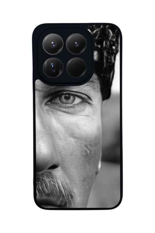 Mi 15 T Pro 5G Uyumlu Baskılı, Mat Siyah,Yumuşak Silikon, Koruyucu,Şok Emici Kapak,Kılıf
