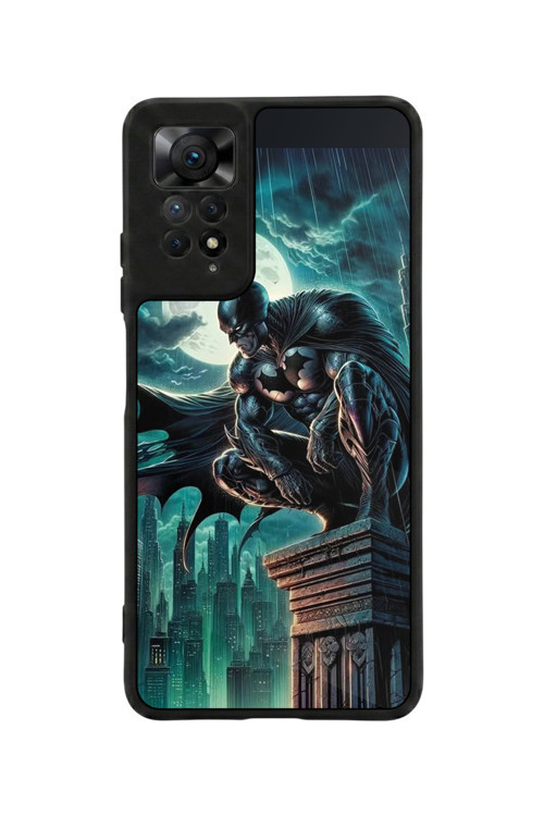 Redmi Note 11 Pro / 12 Pro Uyumlu Baskılı, Mat Siyah,Yumuşak Silikon, Koruyucu,Şok Emici Kapak,Kılıf