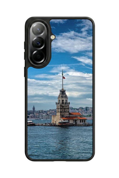 Samsung Galaxy A57 Uyumlu Baskılı, Mat Siyah,Yumuşak Silikon, Koruyucu,Şok Emici Kapak,Kılıf