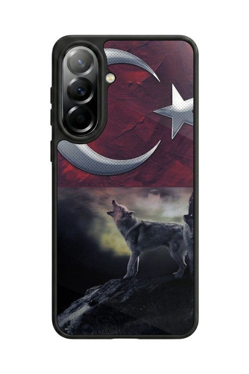 Samsung Galaxy A37 Uyumlu Baskılı, Mat Siyah,Yumuşak Silikon, Koruyucu,Şok Emici Kapak,Kılıf