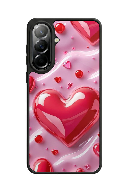 Samsung Galaxy A37 Uyumlu Baskılı, Mat Siyah,Yumuşak Silikon, Koruyucu,Şok Emici Kapak,Kılıf