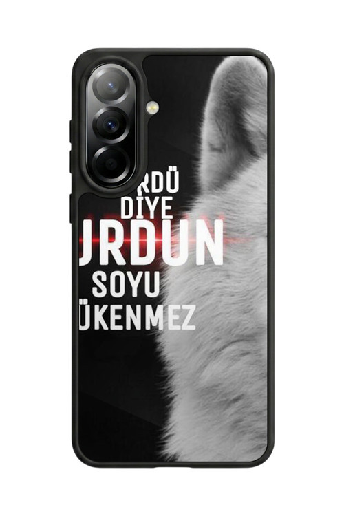 Samsung Galaxy A37 Uyumlu Baskılı, Mat Siyah,Yumuşak Silikon, Koruyucu,Şok Emici Kapak,Kılıf