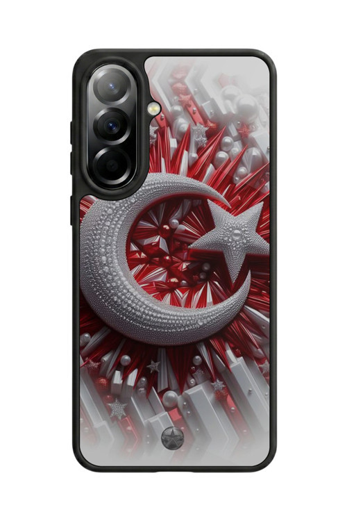 Samsung Galaxy A57 Uyumlu Baskılı, Mat Siyah,Yumuşak Silikon, Koruyucu,Şok Emici Kapak,Kılıf