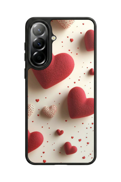Samsung Galaxy A37 Uyumlu Baskılı, Mat Siyah,Yumuşak Silikon, Koruyucu,Şok Emici Kapak,Kılıf