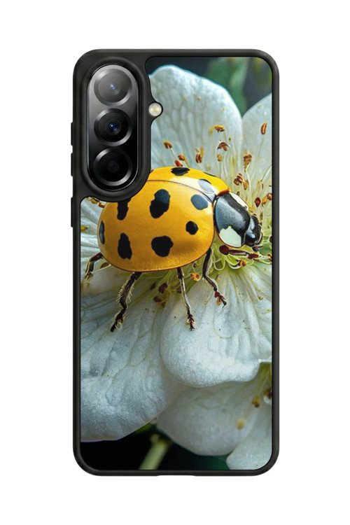 Samsung Galaxy A37 Uyumlu Baskılı, Mat Siyah,Yumuşak Silikon, Koruyucu,Şok Emici Kapak,Kılıf