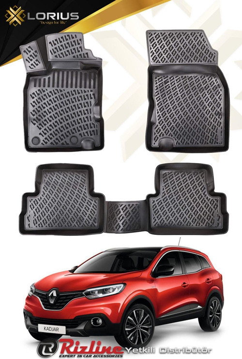 Renault Kadjar 2015 Sonrası 3d Havuzlu Paspas