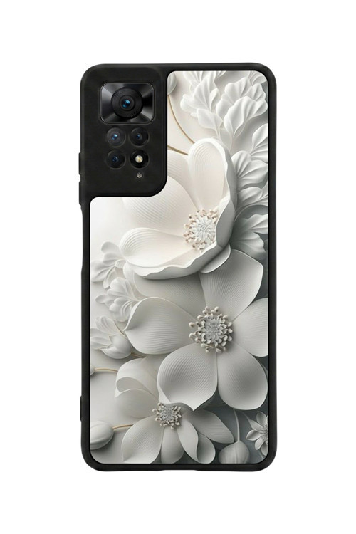 Redmi Note 11 Pro / 12 Pro Uyumlu Baskılı, Mat Siyah,Yumuşak Silikon, Koruyucu,Şok Emici Kapak,Kılıf