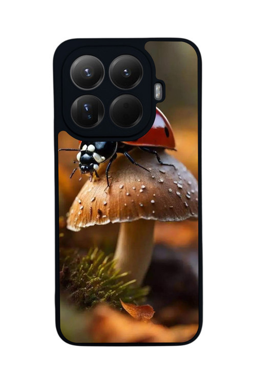 Mi 15 T Pro 5G Uyumlu Baskılı, Mat Siyah,Yumuşak Silikon, Koruyucu,Şok Emici Kapak,Kılıf