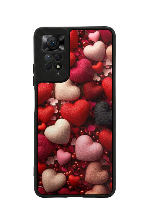 Redmi Note 11 Pro / 12 Pro Uyumlu Baskılı, Mat Siyah,Yumuşak Silikon, Koruyucu,Şok Emici Kapak,Kılıf
