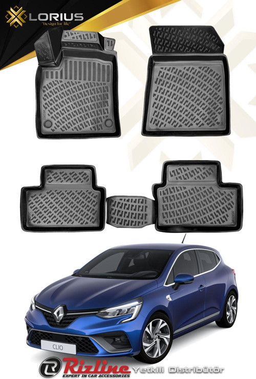 Renault Clio 5 2019 Sonrası 3d Havuzlu Paspas