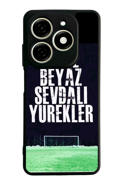 Spark 20 / 20C Uyumlu Baskılı, Mat Siyah,Yumuşak Silikon, Koruyucu,Şok Emici Kapak,Kılıf