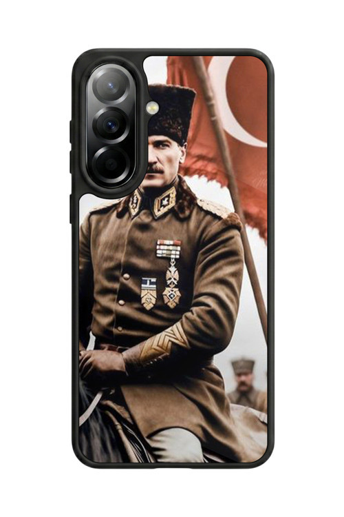 Samsung Galaxy A37 Uyumlu Baskılı, Mat Siyah,Yumuşak Silikon, Koruyucu,Şok Emici Kapak,Kılıf