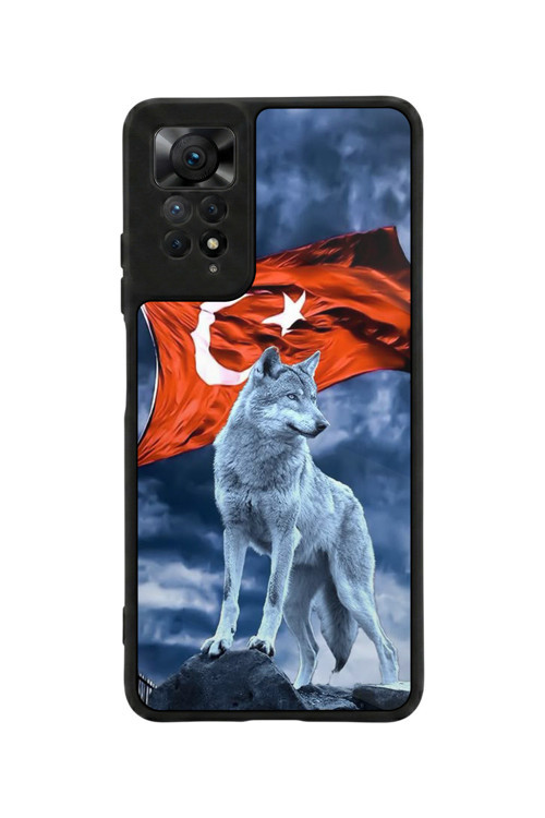 Redmi Note 11 Pro / 12 Pro Uyumlu Baskılı, Mat Siyah,Yumuşak Silikon, Koruyucu,Şok Emici Kapak,Kılıf