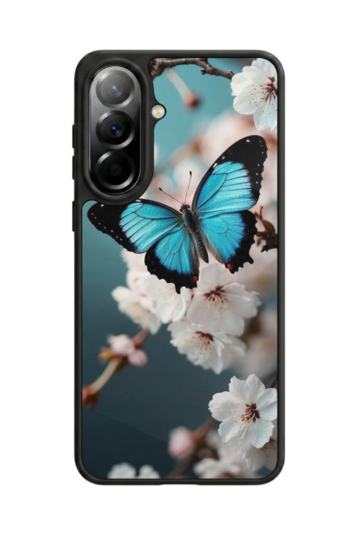 Samsung Galaxy A37 Uyumlu Baskılı, Mat Siyah,Yumuşak Silikon, Koruyucu,Şok Emici Kapak,Kılıf