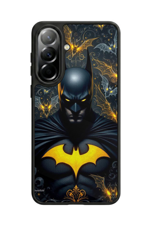 Samsung Galaxy A37 Uyumlu Baskılı, Mat Siyah,Yumuşak Silikon, Koruyucu,Şok Emici Kapak,Kılıf
