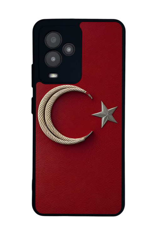 GM 24 Pro Uyumlu Baskılı, Mat Siyah,Yumuşak Silikon, Koruyucu,Şok Emici Kapak,Kılıf