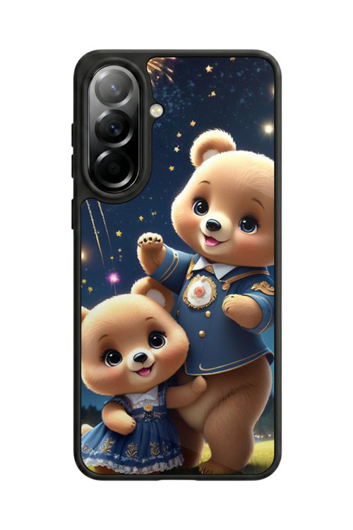 Samsung Galaxy A57 Uyumlu Baskılı, Mat Siyah,Yumuşak Silikon, Koruyucu,Şok Emici Kapak,Kılıf