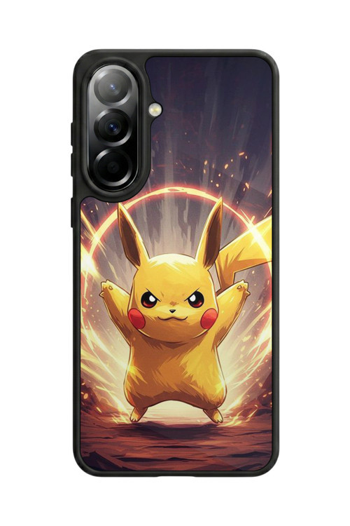 Samsung Galaxy A57 Uyumlu Baskılı, Mat Siyah,Yumuşak Silikon, Koruyucu,Şok Emici Kapak,Kılıf