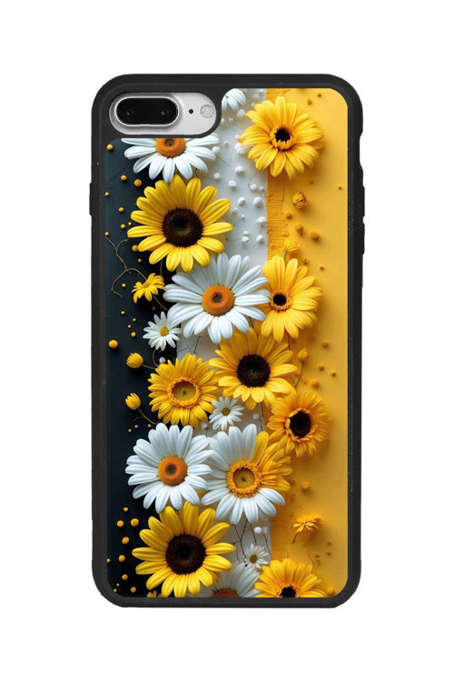 Apple İphone 8 Plus Uyumlu Mat Siyah Kılıf, Yumuşak Silikon, Koruyucu, Şok Emici Kapak Kılıf