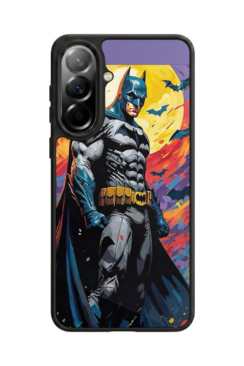 Samsung Galaxy A37 Uyumlu Baskılı, Mat Siyah,Yumuşak Silikon, Koruyucu,Şok Emici Kapak,Kılıf
