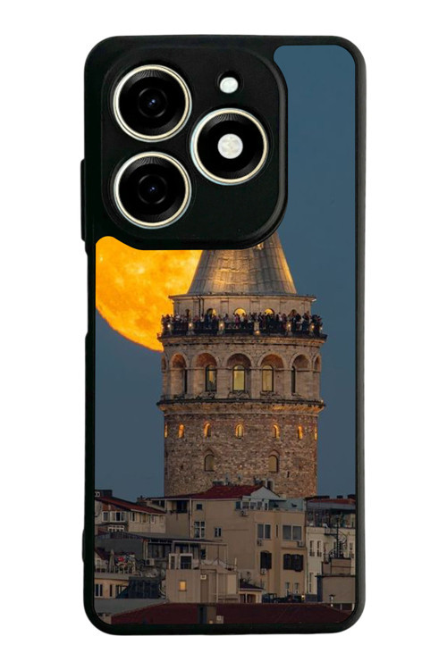 Spark 20 / 20C Uyumlu Baskılı, Mat Siyah,Yumuşak Silikon, Koruyucu,Şok Emici Kapak,Kılıf