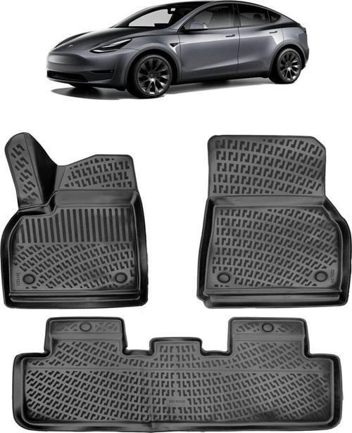 Tesla Model Y 2019 Sonrası 3d Havuzlu Paspas Siyah