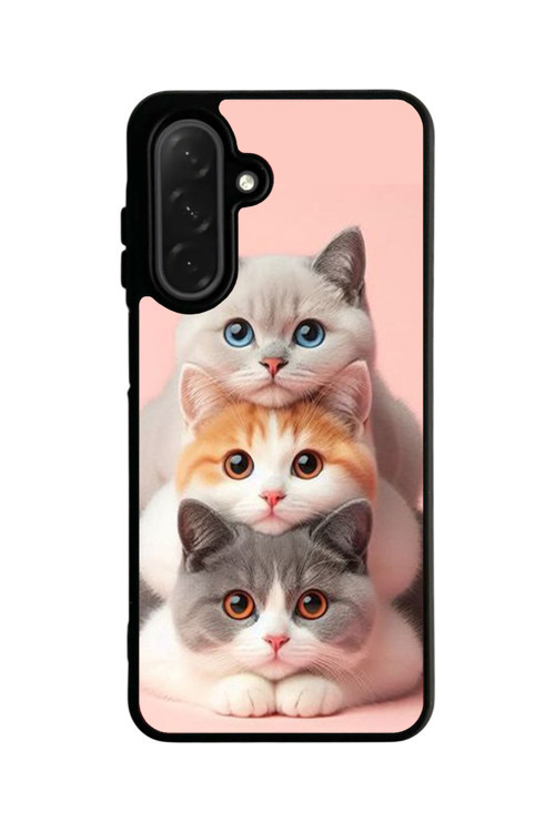 Samsung Galaxy A56 Uyumlu Mat Siyah Kılıf – Yumuşak Silikon, Koruyucu, Şok Emici Kapak
