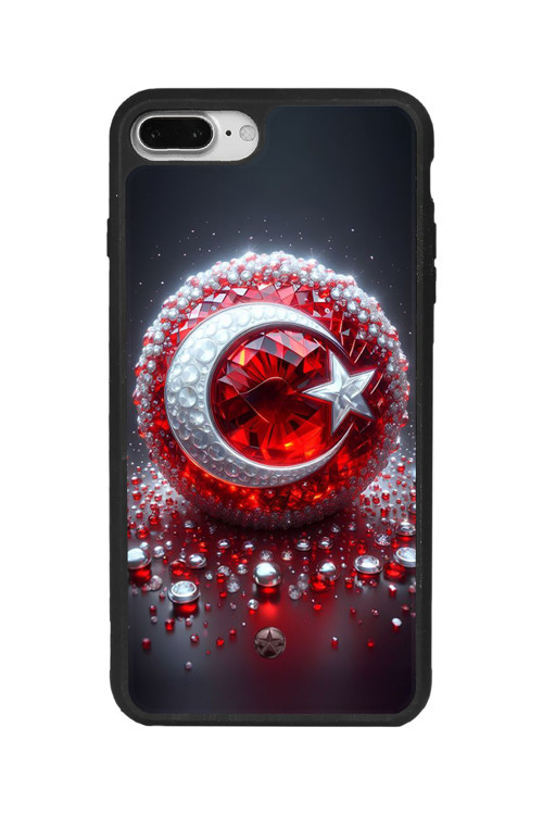 Apple İphone 8 Plus Uyumlu Mat Siyah Kılıf, Yumuşak Silikon, Koruyucu, Şok Emici Kapak Kılıf